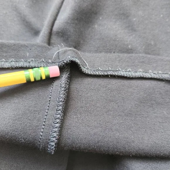 Lands End Black Ponte Sleeveless Sheath Dress Office Work Party Classic Elegant - Picture 9 of 13